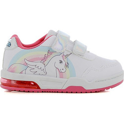 Migato Unicorn Παιδικά Sneakers Λευκά Φούξια 100024499-013
