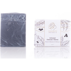 Naucrate Activated Charcoal & Teatree Χειροποίητο Σαπούνι 110gr