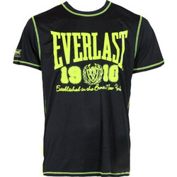 Everlast Fluo Ανδρικό Αθλητικό T-Shirt Μαύρο EVR8850-BLK