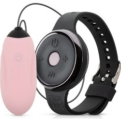 Luv Egg Vibrating Egg with Watch Δονητής Egg για Ζευγάρια με Τηλεχειριστήριο 7.1cm Ροζ