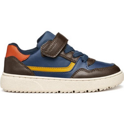 Geox Παιδικά Sneakers Navy Μπλε Μπρονζέ J56LDD054FUC0947
