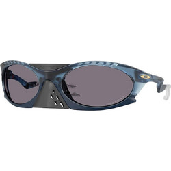 Oakley OO9437 09 Ανδρικά Γυαλιά Ηλίου Μάσκα Κοκάλινα Μπλε με Μαύρο Φακό