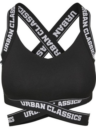 Urban Classics Αθλητικό Μπουστάκι με Μέτρια Στήριξη Μαύρο TB2799