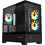 Gigabyte C201 Panoramic Black Midi Tower Κουτί Υπολογιστή RGB με Πλαϊνό Παράθυρο
