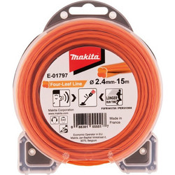 Makita E-01797 Μεσινέζα Στριφτή 2.4mm x 15m