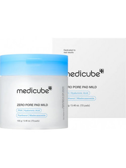 Medicube Zero Pore Pad Mild Ενυδατικά Μαντηλάκια Τόνωσης Προσώπου 70τμχ