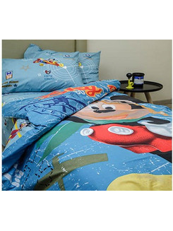 Homeline Mickey 994 Σετ Παιδική Παπλωματοθήκη Μονή Βαμβακερή 165x250 Μπλε