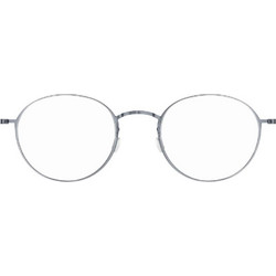Lindberg 5504 PU16 Ανδρικός Σκελετός Γυαλιών Οράσεως Μεταλλικός Ασημί