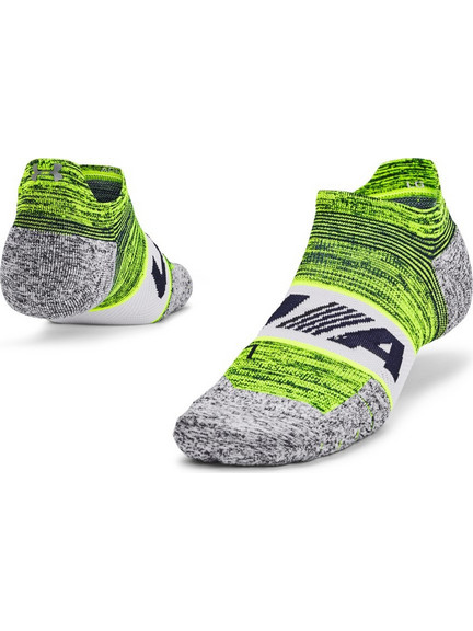 Under Armour Ανδρικές Κάλτσες Κοντές με Σχέδια Πράσινες 2Pack 1376075-410