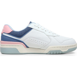 Levi's Παιδικά Sneakers Λευκά Navy Μπλε Ροζ VDER0030S-3605