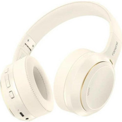Foneng BL58 Ενσύρματα & Ασύρματα Bluetooth Ακουστικά On Ear Μπεζ