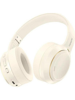 Foneng BL58 Ενσύρματα & Ασύρματα Bluetooth Ακουστικά On Ear Μπεζ