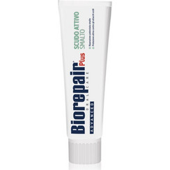 Biorepair Plus Advanced Active Shield Οδοντόκρεμα κατά της Πλάκας Χωρίς Φθόριο 75ml