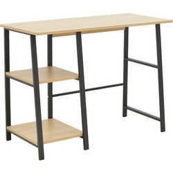 Pakoworld Ferje Γραφείο Ξύλινο με Βιβλιοθήκη 100x48x75cm 072-000157