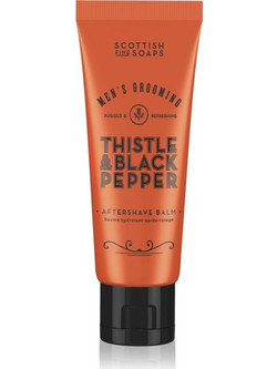Scottish Fine Soaps Thistle & Black Pepper After Shave Balm 75ml