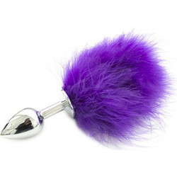 Toyz4lovers Pony Πρωκτική Σφήνα Tail Plug 15cm Μωβ