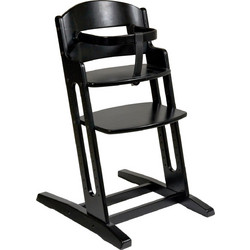 Babydan Danchair Καρεκλάκι Φαγητού Ξύλινο Μαύρο