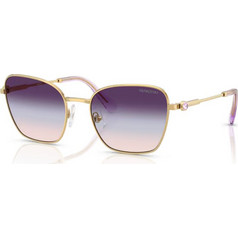 Swarovski SK7029 4036U7 Γυναικεία Γυαλιά Ηλίου Πολυγωνικά Χρυσά με Μαύρο Φακό