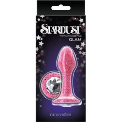 NS Novelties Stardust Glam Πρωκτική Σφήνα Diamond Plug 9.5cm Ροζ