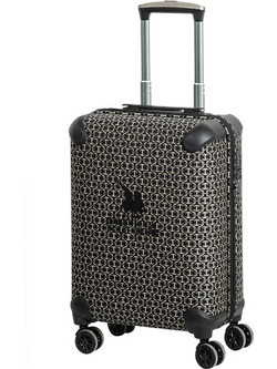 Greenwich Polo Club Premium 7501 Βαλίτσα Καμπίνας 56x38x22.5cm με 4 Ρόδες Γκρι