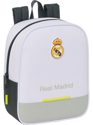 Safta Real Madrid C.F. Σχολική Τσάντα Πλάτης Νηπιαγωγείου Λευκή S4312974