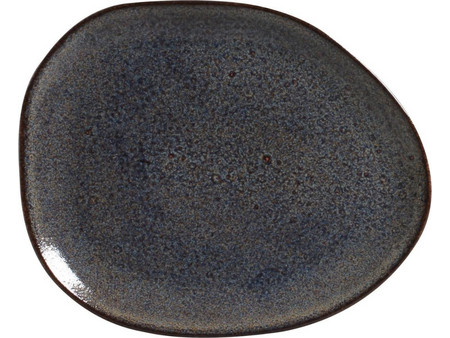 Porto Brasil Ceramica Organic Titanium Πιάτο Ρηχό Κεραμικό Οβάλ 24x31cm 0752189