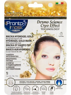 Pronto 24K Gold Sheet Μάσκα Προσώπου για Αντιγήρανση 1τμχ