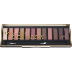 Ushas Cosmetics Ματ & Ιριδίζουσες 12 Παλέτα Σκιών 21gr