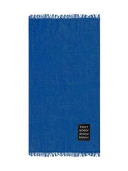 Don't Worry Πετσέτα Θαλάσσης Μπλε 90x170cm 1209604