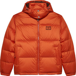 Tommy Hilfiger Ανδρικό Μπουφάν Χειμωνιάτικο Puffer Πορτοκαλί DM0DM22036-SZZ