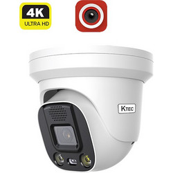Ktec IP-D8AI IP Κάμερα Ασφαλείας 4K Αδιάβροχη με Αμφίδρομη Επικοινωνία