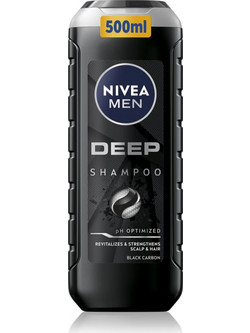 Nivea Men Deep Σαμπουάν για Επανόρθωση 500ml