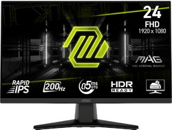 MSI MAG 242F IPS HDR Gaming Monitor 24" 1920x1080 FHD 200Hz 0.5ms