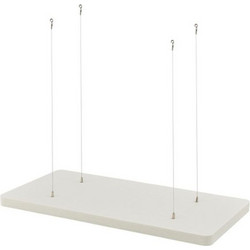 t.akustik PET Ceiling Absorber 120 SGR Ηχοαπορροφητικό Πάνελ 120x60cm 1τμχ Λευκό