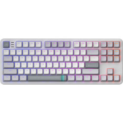 Dark Project ALU87A Daylight Μηχανικό Gaming Πληκτρολόγιο TenKeyLess με G3MS Zircon Speed Διακόπτες RGB Grey