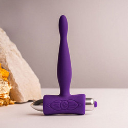 Rocks-Off Petite Sensations Teazer Πρωκτική Σφήνα Ασύρματη με Δόνηση 12.4cm Μωβ D-244057
