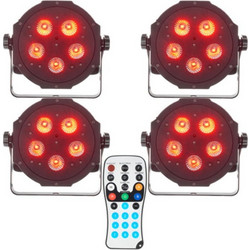 Adj Mega TriPar Profile Φωτορυθμικό Προβολέας LED DMX RGB / UV Bundles