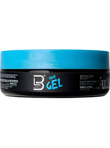 L3VEL3 Barber Super Strong Hair Gel Μαλλιών Ανδρικό για Όγκο & Λάμψη Πολύ Δυνατό Κράτημα 100ml