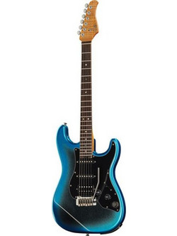 Mooer GTRS Prof 800 Ηλεκτρική Κιθάρα ST Style με Μαγνήτες HSS & Ταστιέρα Rosewood Dark Night