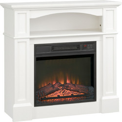 HOMCOM 820-090V91WT Επιδαπέδιο Ηλεκτρικό Τζάκι 1800W Μ45.7xΥ43.5xΒ12.8cm