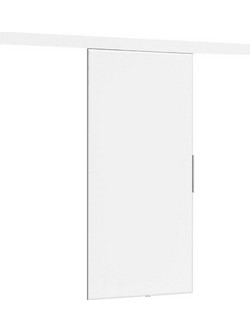 PoliHome Malibu Πόρτα Εσωτερική Συρόμενη Ξύλινη Λευκή 76x205cm 162736119