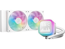 Deepcool LP240 White Υδρόψυξη CPU 120mm ARGB για Socket AM4 / 1200 / 1700 / AM5 / 1851 / 115x