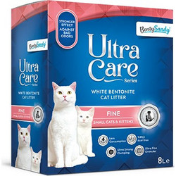 BentySandy Ultra Care Fine Άμμος Γάτας Μπετονίτης χωρίς Άρωμα 8lt
