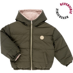 Ikks Παιδικό Μπουφάν Χειμωνιάτικο Puffer Χακί Ροζ X241012-32