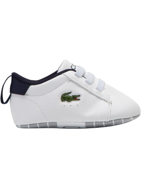 Lacoste Βρεφικά Sneakers Αγκαλιάς Λευκά 37-50SUB0001042-0000