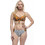 Lucero Bikini Set Floral Πορτοκαλί Μαύρο 180801D