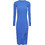 Tommy Jeans Midi Βραδινό Φόρεμα Ριπ Μπλε DW0DW17415-C4O