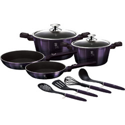 Berlinger Haus Purple Eclipse Collection Σετ Μαγειρικά Σκεύη από Ανοξείδωτο Ατσάλι με Αντικολλητική Επίστρωση Titanium 4τμχ BH-7140