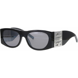 Givenchy GV40028I 01C Γυναικεία Γυαλιά Ηλίου Ορθογώνια Κοκάλινα Μαύρα με Γκρι Φακό