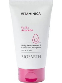 Bioearth Vitaminica Vit E & Avocado Milky Γαλάκτωμα Ντεμακιγιάζ 150ml